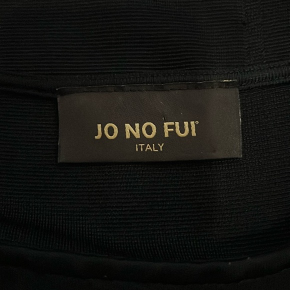 JO NO FUI Black Long Sleeve Cutout Dress size 44 IT - Picture 2 of 4